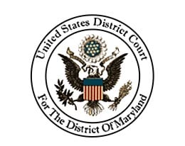 United States District Court For The District Of Maryland
