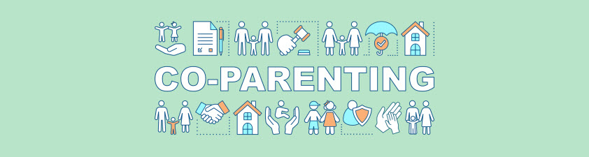 Co-parenting concepts banner